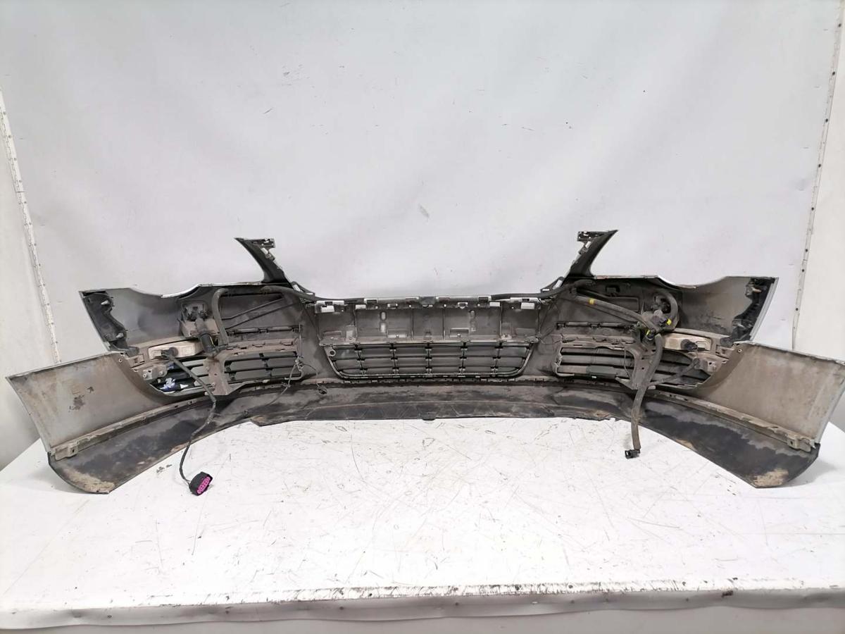 VW Passat 3C B6 original Sto&szlig;stange Stossf&auml;nger vorn LA7W Reflexsilber Bj.2005